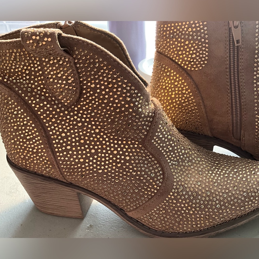 Studded booties